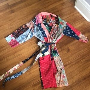 Art Studio Company Sari Cotton long robe, Uncommon Goods